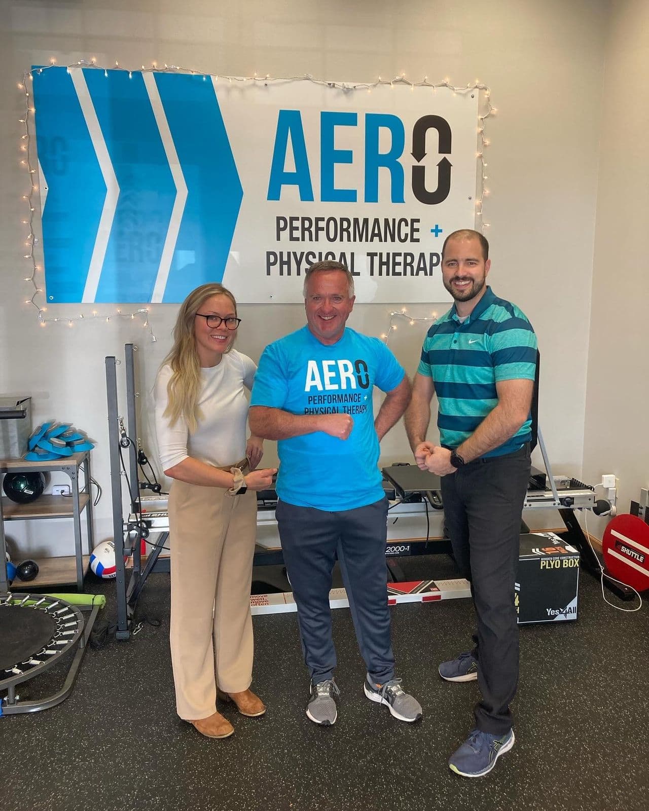 Aero Performance & Physical Therapy graduate at the clinic in Coralville, Iowa
