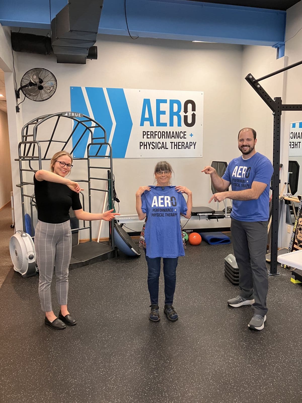 Aero Performance & Physical Therapy graduate at the clinic in Coralville, Iowa