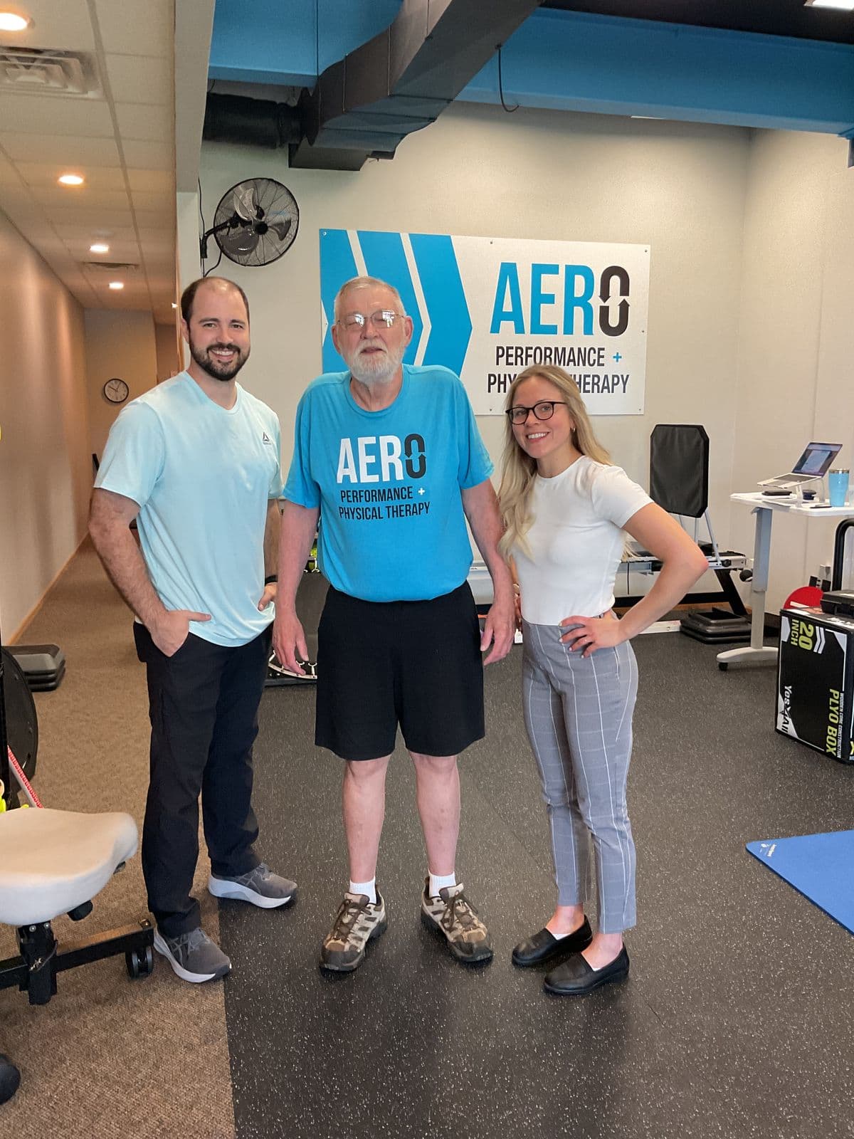 Aero Performance & Physical Therapy graduate at the clinic in Coralville, Iowa