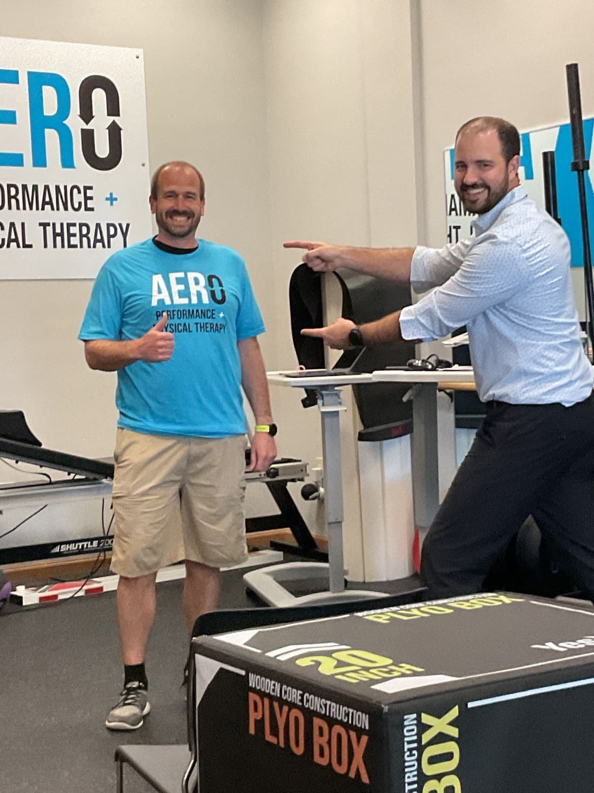 Aero Performance & Physical Therapy graduate at the clinic in Coralville, Iowa