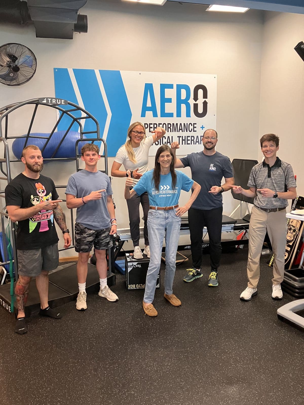 Aero Performance & Physical Therapy graduate at the clinic in Coralville, Iowa