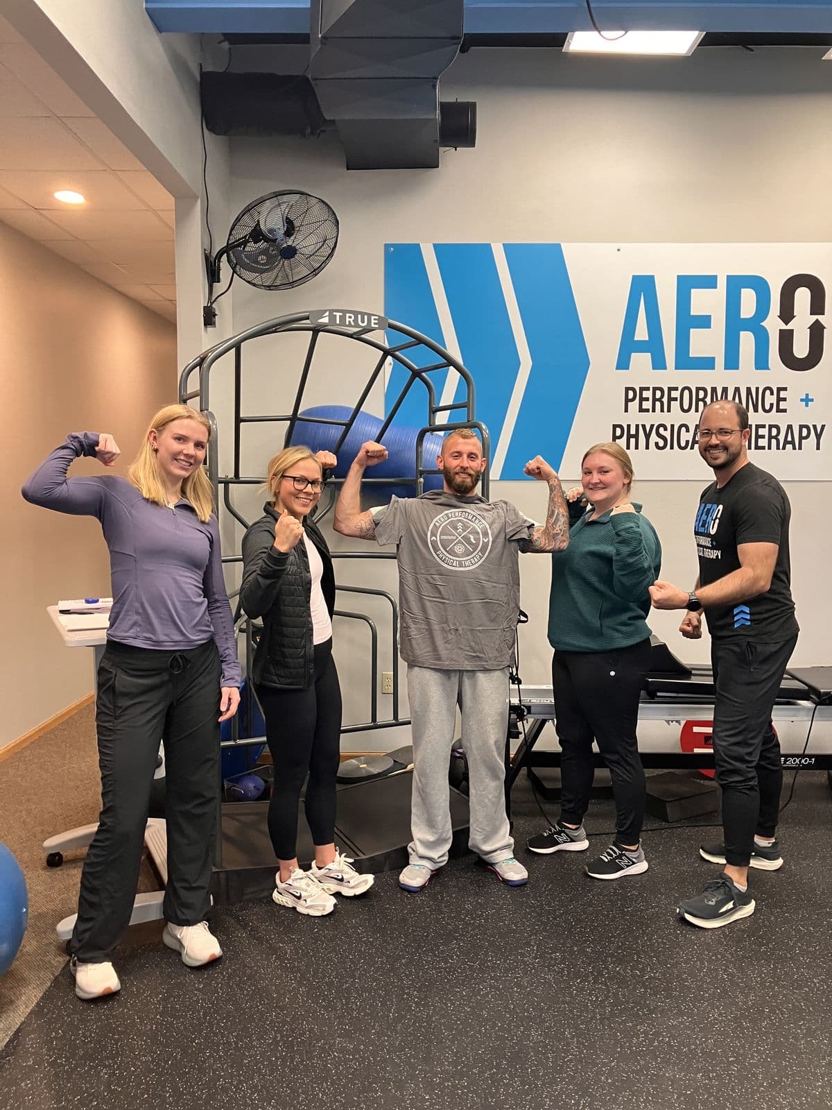Aero Performance & Physical Therapy graduate at the clinic in Coralville, Iowa