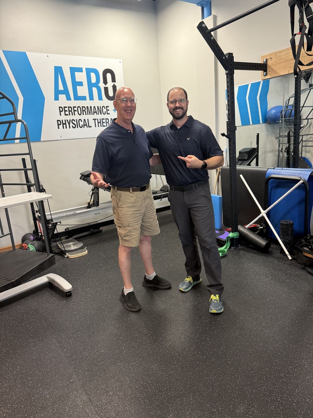 Aero Performance & Physical Therapy graduate at the clinic in Coralville, Iowa