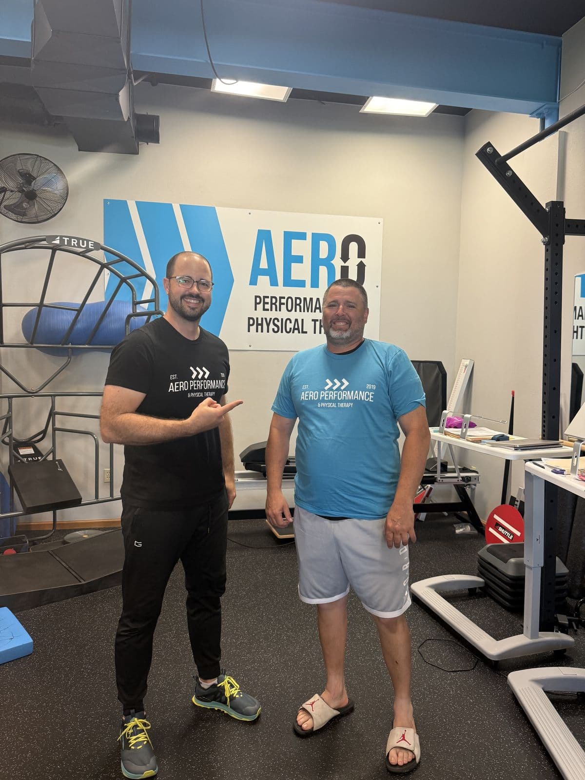 Aero Performance & Physical Therapy graduate at the clinic in Coralville, Iowa