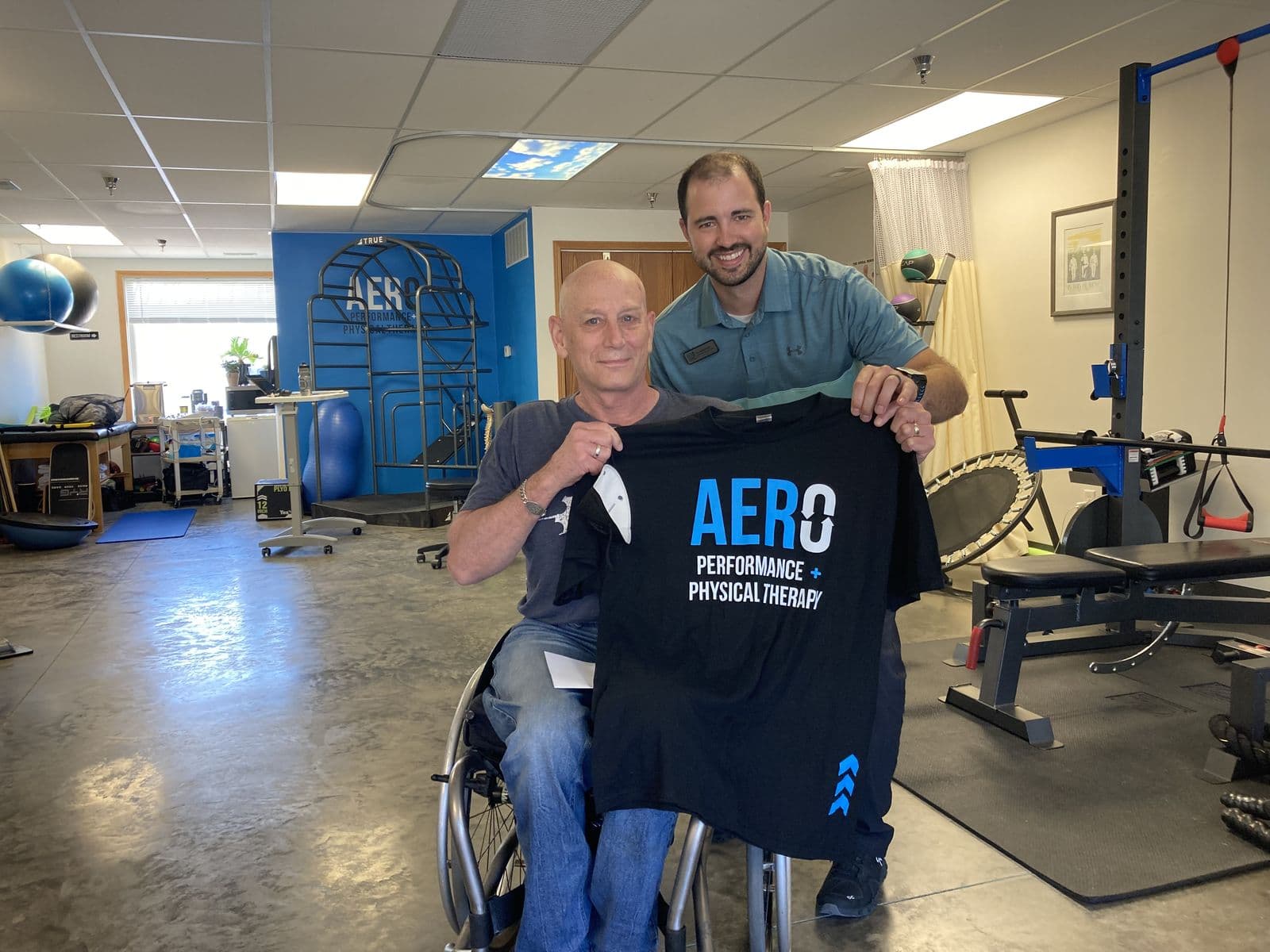 Aero Performance & Physical Therapy graduate at the clinic in Coralville, Iowa