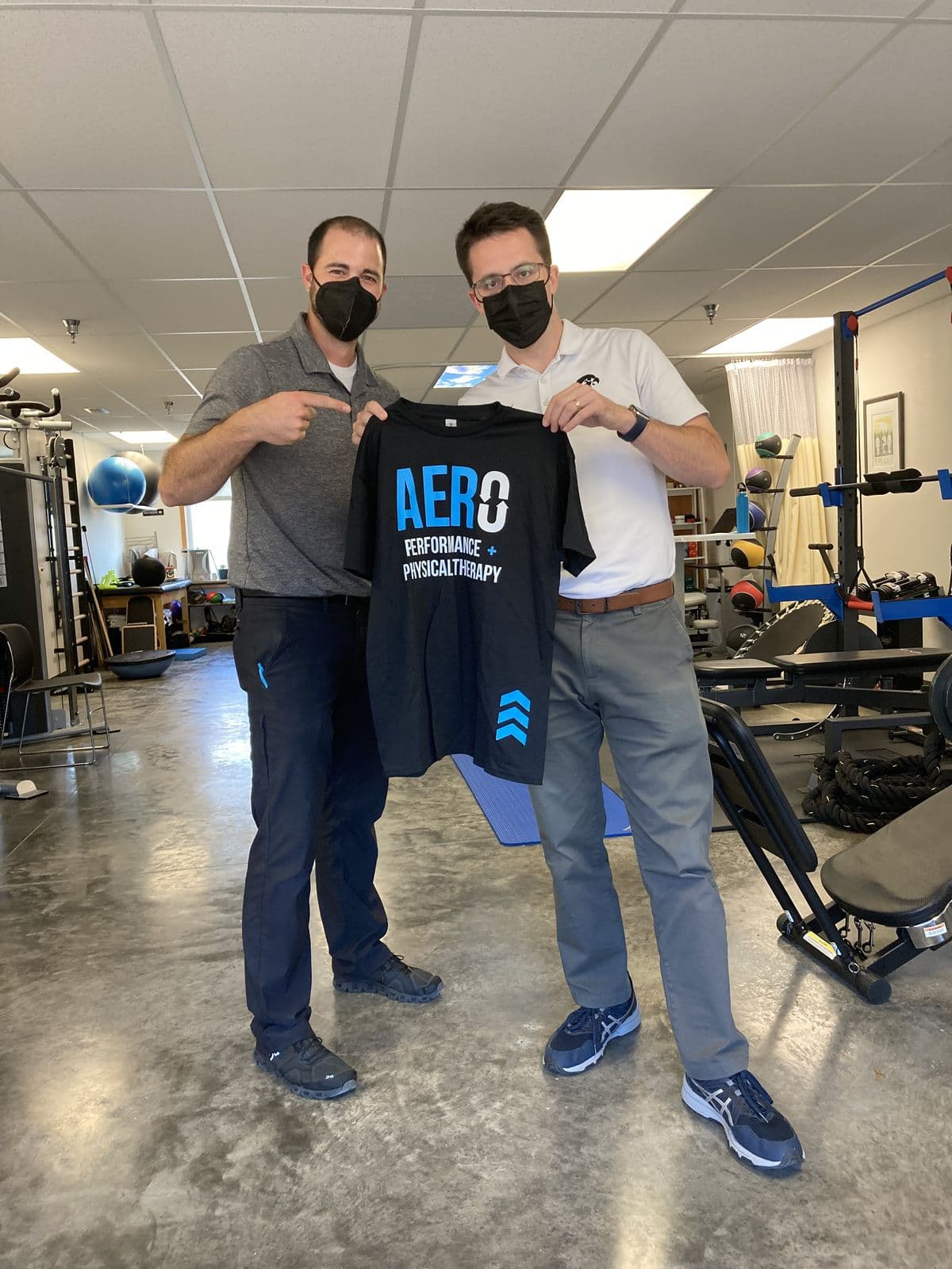 Aero Performance & Physical Therapy graduate at the clinic in Coralville, Iowa