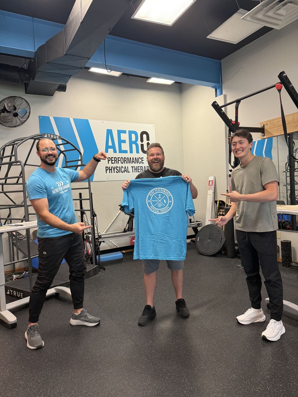 Aero Performance & Physical Therapy graduate at the clinic in Coralville, Iowa