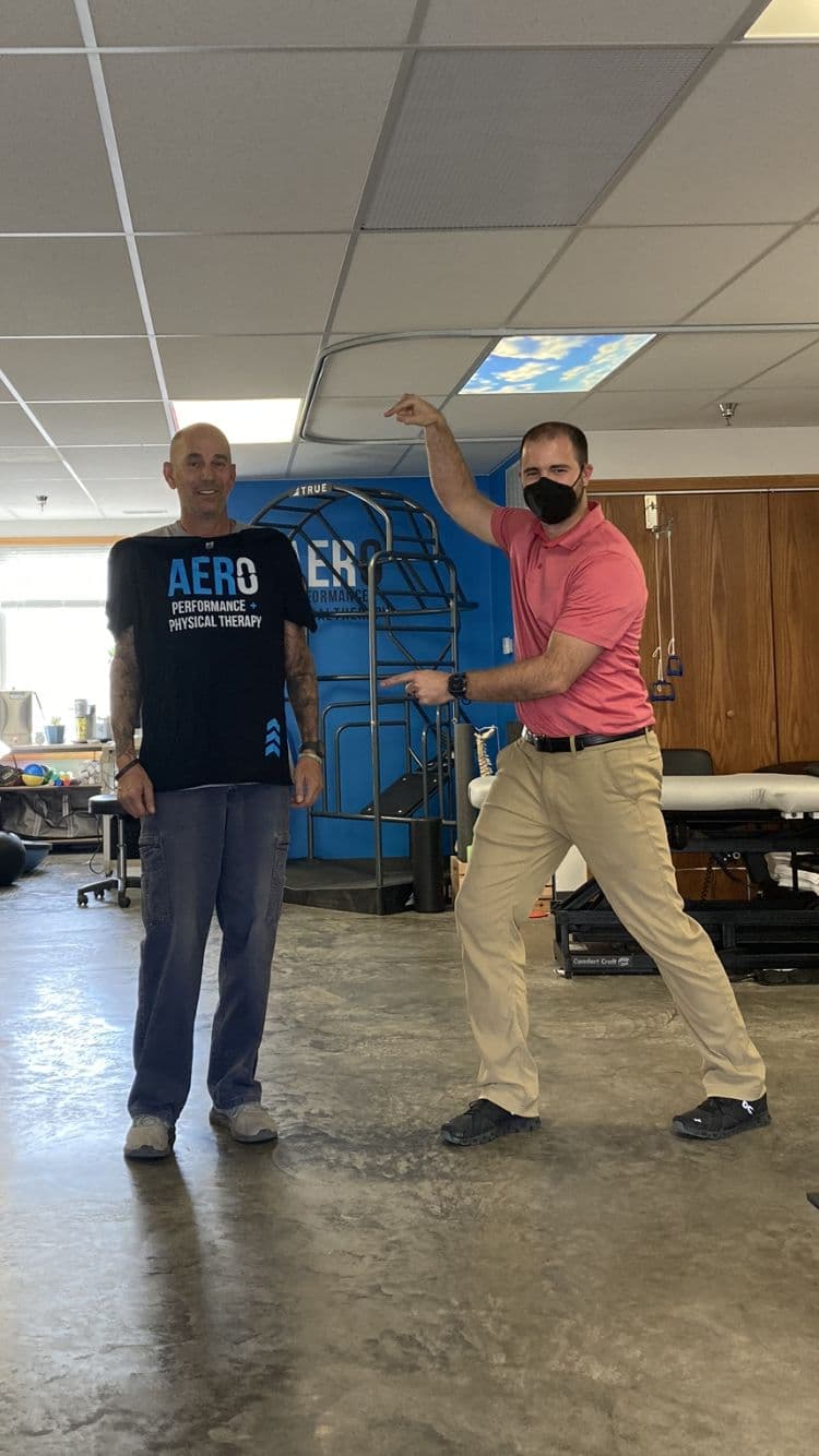 Aero Performance & Physical Therapy graduate at the clinic in Coralville, Iowa