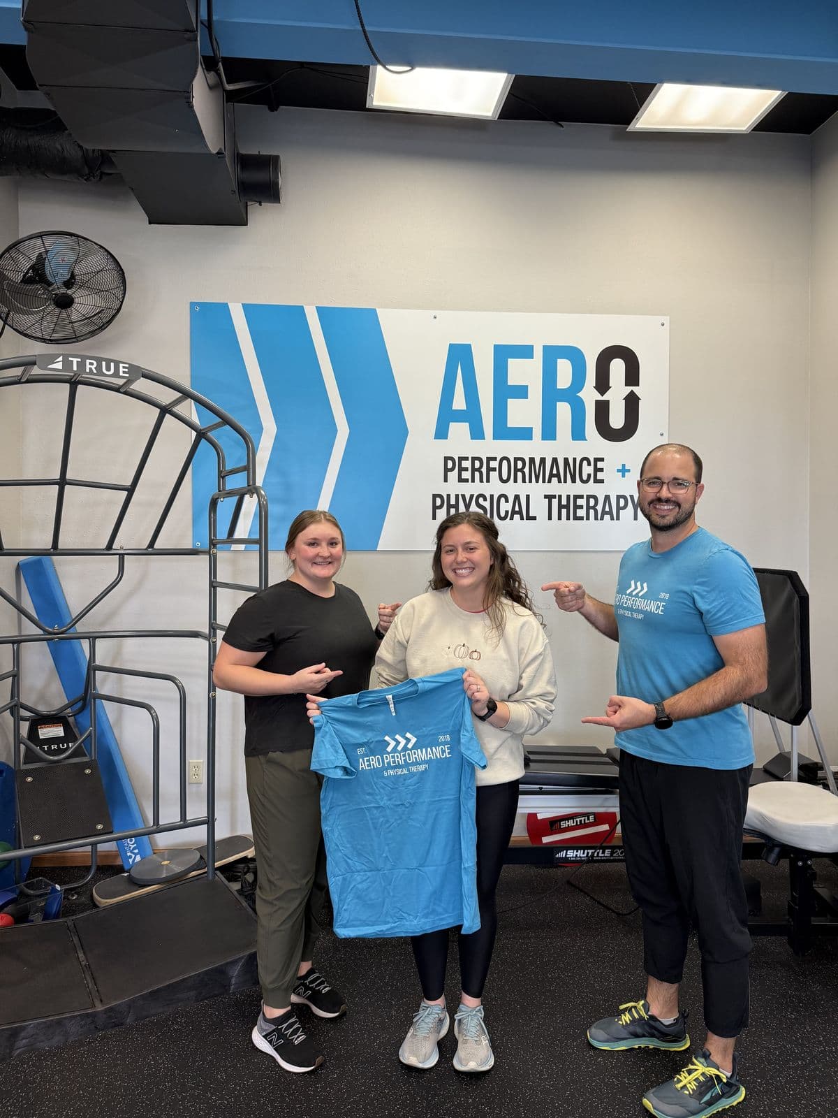 Aero Performance & Physical Therapy graduate at the clinic in Coralville, Iowa