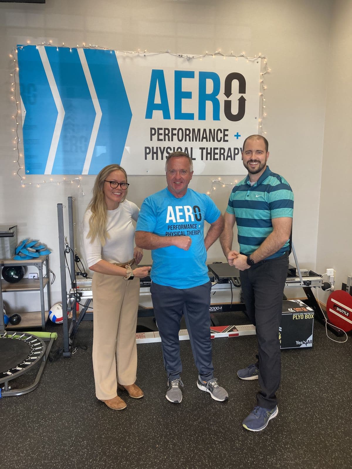 Aero Performance & Physical Therapy graduate at the clinic in Coralville, Iowa
