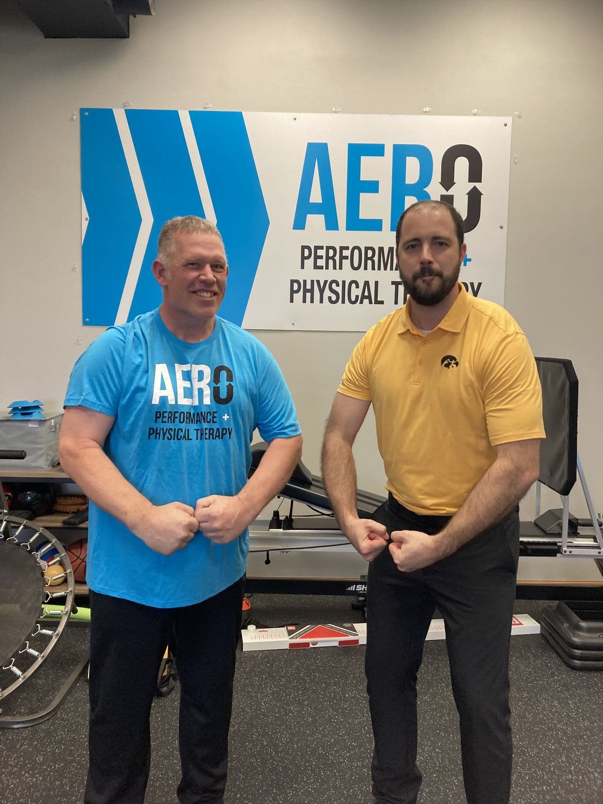 Aero Performance & Physical Therapy graduate at the clinic in Coralville, Iowa