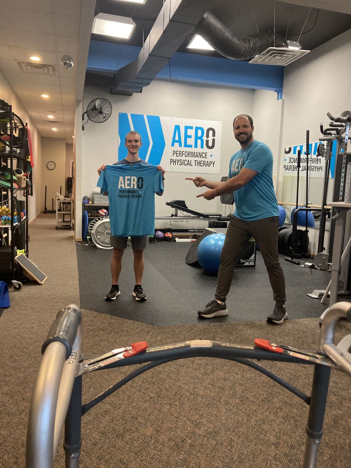 Aero Performance & Physical Therapy graduate at the clinic in Coralville, Iowa