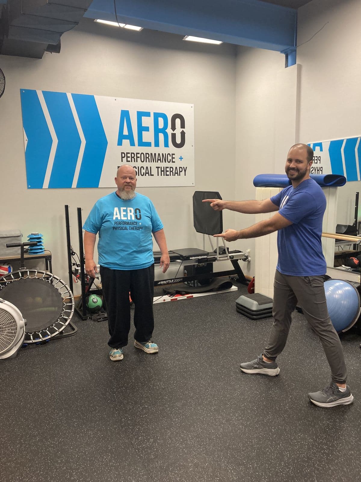 Aero Performance & Physical Therapy graduate at the clinic in Coralville, Iowa