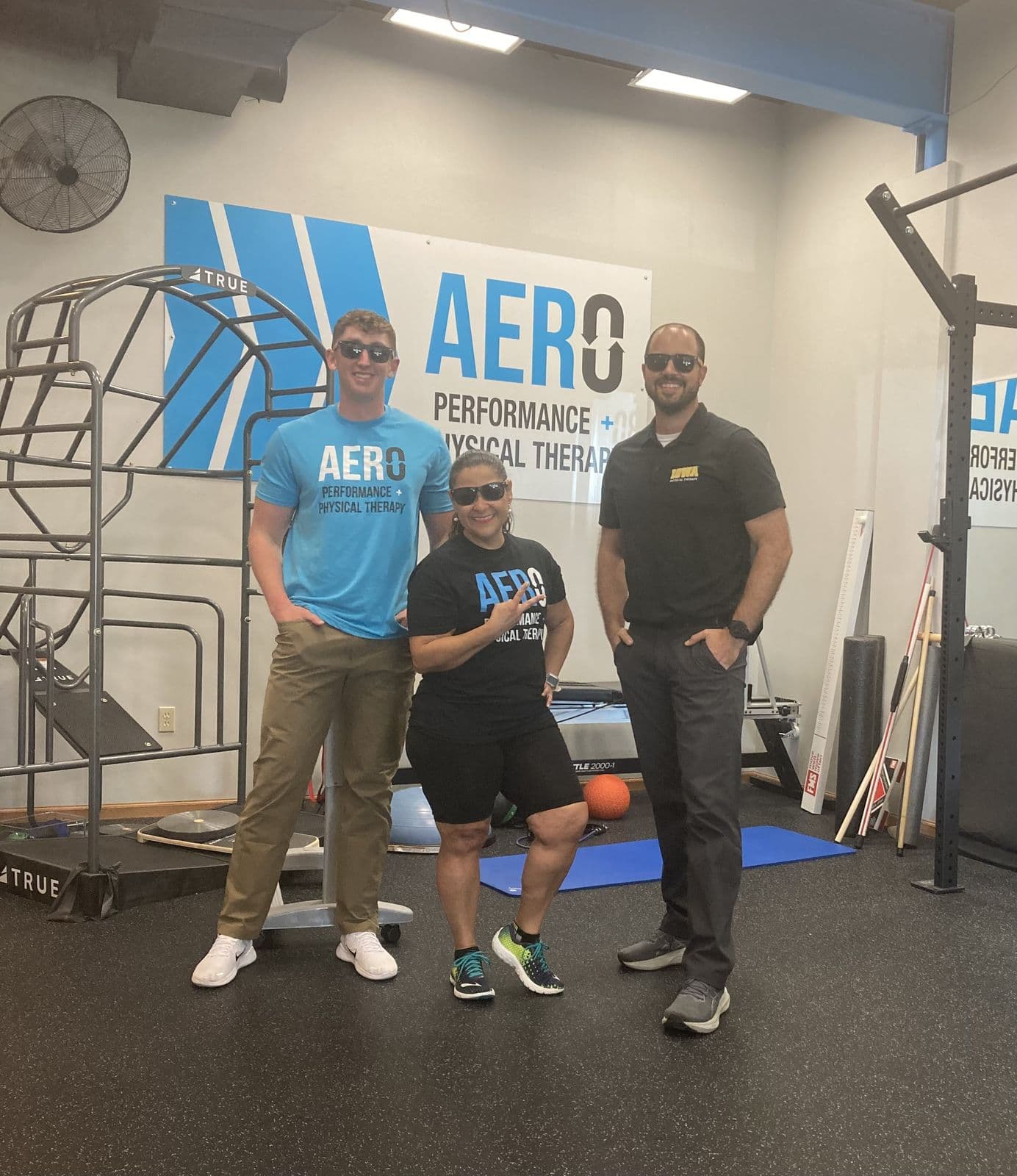 Aero Performance & Physical Therapy graduate at the clinic in Coralville, Iowa